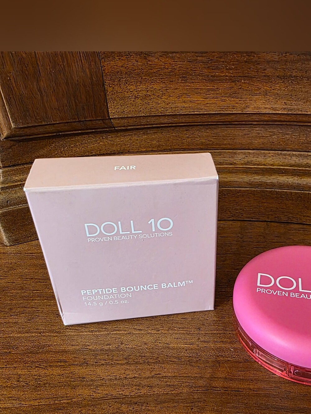 Doll 10 Peptide Bounce Balm Foundation, Color Fair--NIB